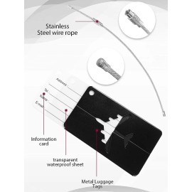 Etiquetas De Equipaje De Metal, 20 Piezas