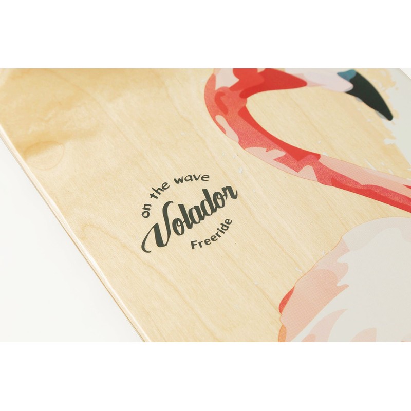 Volador 46inch Dancing Longboard Maple Deck (Flamingo)