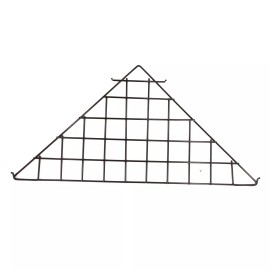 SSWBasics Triangle Black Wire Grid Shelf -- Set of 2
