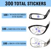SMARSTICKER Golf Driver Blue Impact Tape Set Labels Standard Self-Teaching