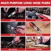 ARROW 6-in-1 Needle Nose Pliers, 8" Multipurpose Long Nose Pliers