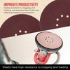 ProductionShop Premium 9" Red 8-Hole Pattern 60 Grit Sanding Discs,