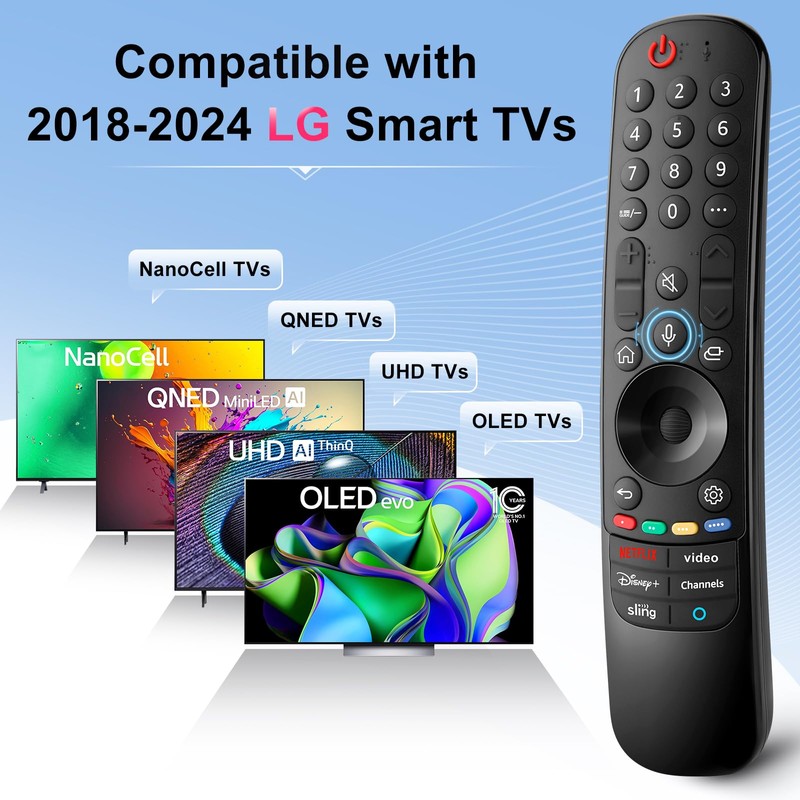 AN-MR24gn-Magic-for-LG-Smart-TV-Voice-Remote-Control-Replacement Universal Compatible with LG OLED Webos Thinq Nano Cell