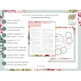 Well Planned Day Original Homeschool Family Planner | 8.5x11 | 1-4 Students (Applique)