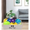 Morezi Large dog toy bin puppy shallow toy baskets dog