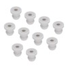 QUARKZMAN Pack of 10 Snap Rubber Grommet Connector Mounting Diameter