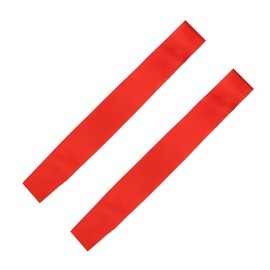 Ruwado 2 Pcs Blank Satin Sashes Soft Plain Pageant Decorative Sashes for Birthday Graduation Bridal Shower Senior Beauty Pageant DIY Supplies (Red)