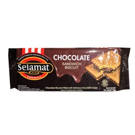 Selamat Biscuit (Chocolate Sandwich) - 6oz (Pack of 1)