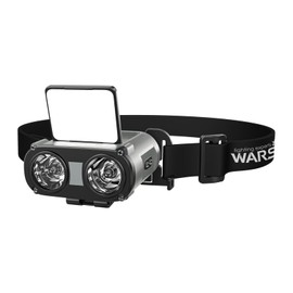 WARSUN MD9 Rechargeable Headlight, 800 Lumens, COB Fishing Light, Cap Light, 90° Angle Adjustment, Built-in Shake Sensor, 5 Modes, For Camping, Bicycleing, Climbing, Work, Emergencies