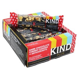 KIND Plus Dark Chocolate Cherry Cashew, 16.8 Oz (Pack Of 12)