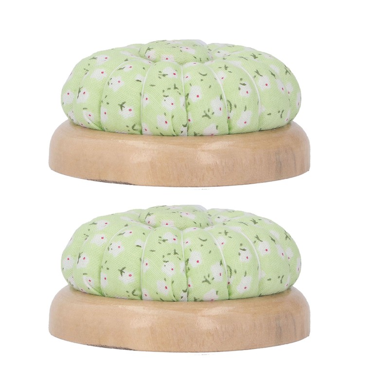 2PCS Sewing Pin Holder Magnetic Button Pumpkin Shape Sewing Needles