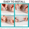 LitKiwi PVC Pipe Inside Cutter(4Pcs Saw Blades) with 1/4" Hex