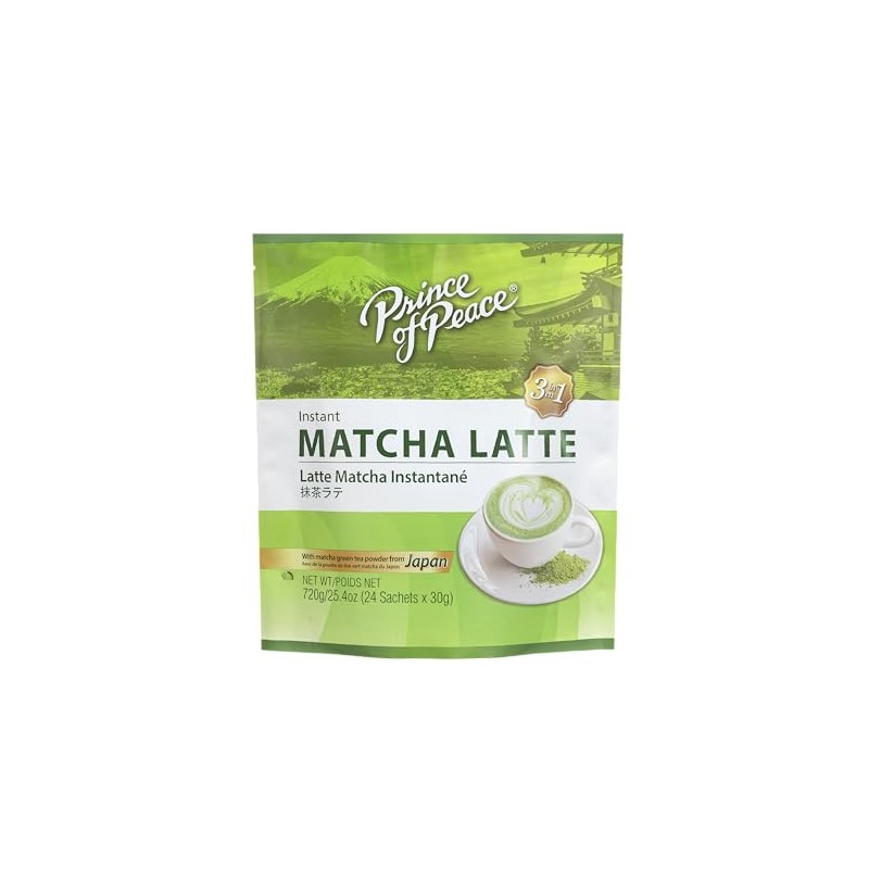 Prince of Peace Matcha Latte Instant Beverage - 24 Sachets