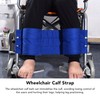 Wheelchair Strap Adjustable Calf Seat Belt Elastic Leg Restraint Belt