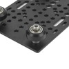 Gantry Plate Aluminum High Strength Gantry Board Black Anodized 3D