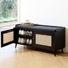 Netstar Storage Bench, Shoe Bench with Padded Seat Cushion, Entryway