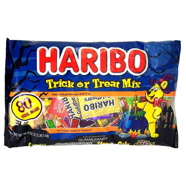 Haribo Halloween Trick or Treat Mix - 36.6oz/80ct