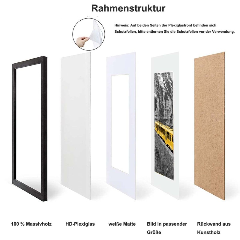 Photo Frame - 6x8 (15cm x 20cm) Picture Frames -
