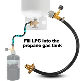 Cybring Gas Rfill Fit Fill Gas from LPG to Propane/ISO-Butane/Butane