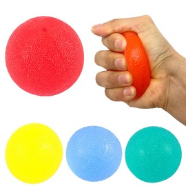 AllBright Anti-Tear Stress Balls for Kids, Adults, Squeeze, Rehabilitation, Grip Strength, Anxiety Relief, Training, Pack of 5