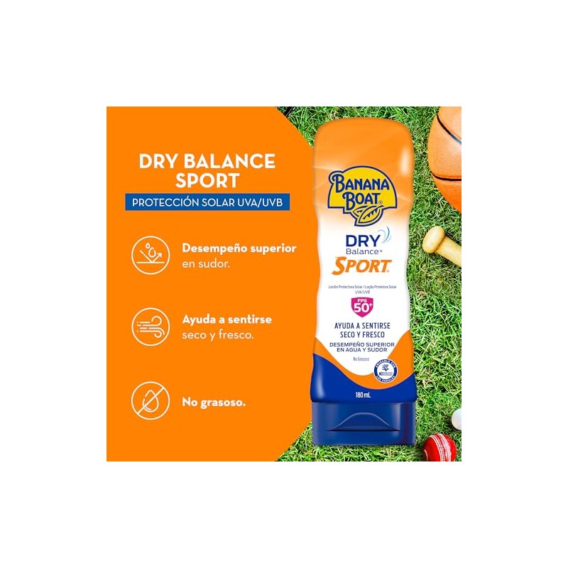 Banana Boat, Protector Solar Dry Balance 50+ FPS 180 ml