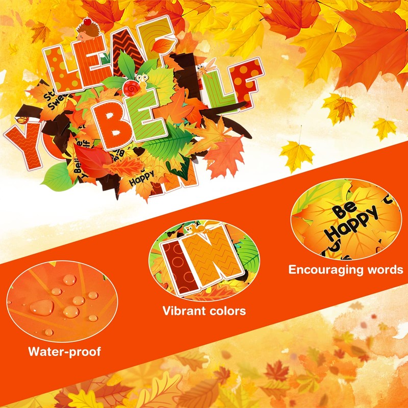 Funrous Fall Bulletin Board Decorations Classroom Fall Tree Maple Leaves