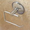 HAOHIZE Suction Cup Toilet Roll Paper,Stainless Steel Bathroom Toilet Suction