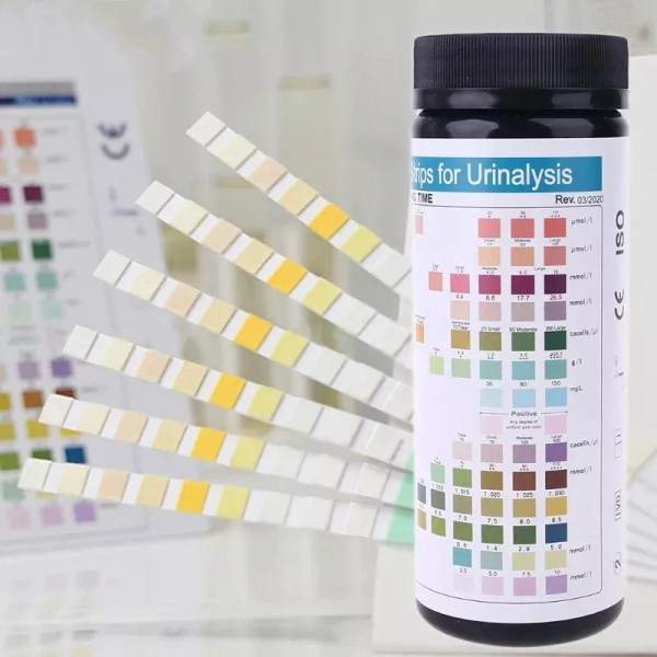 Unbranded URS-14 Urinalysis Reagent Test Paper Urine PH Test Parameter