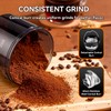 Coffee Grinder Electric with Precision Timer, Adjustable Burr Mill with