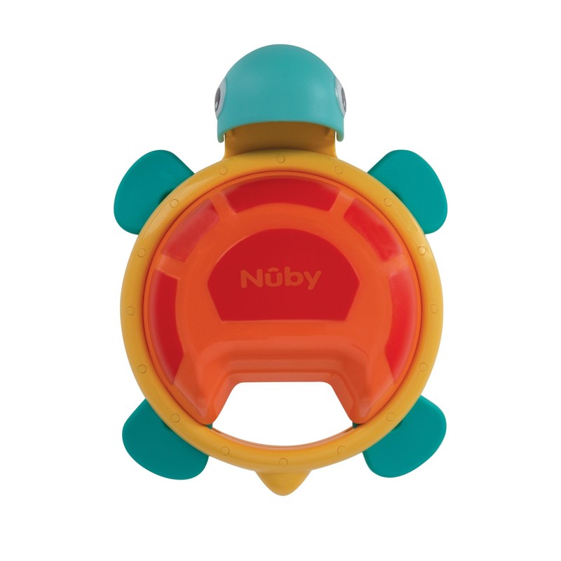 Nuby Turtle Tambourine Bath Toy and Musical Instrument - Baby