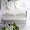 OKA Fill+fit Paper Towel Case, Lip Type, White (Tissue)
