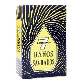 12 Pieces 7 LEGITIMOS BAÑOS SAGRADOS-7 Legitimate Sacred Baths (Directions Spanish ONLY)