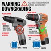 50N.m Brushless Cordless Drill, 4-Function Electric Drill with 36 pcs