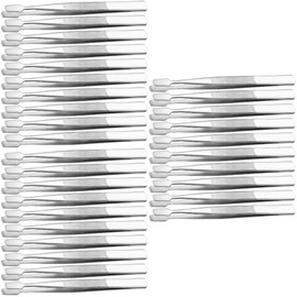 BIUDECO 3sets False Lashes Applicator Tweezers Tweezers for Precision Work Stamp Jewelry Photo Clip 10pcs*3