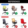 Office Chair Cover Stretchable Computer Desk Chair Seat Covers 2