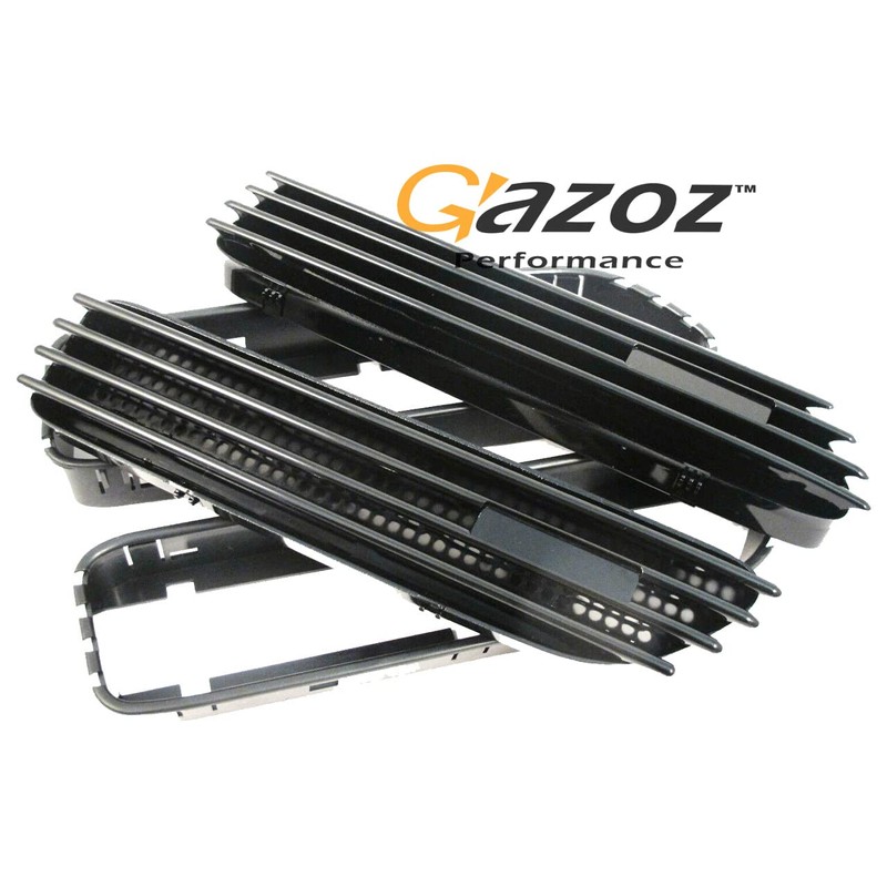 Gazoz Performance Replacement Glossy Black Side Grill Grille Fender Vents