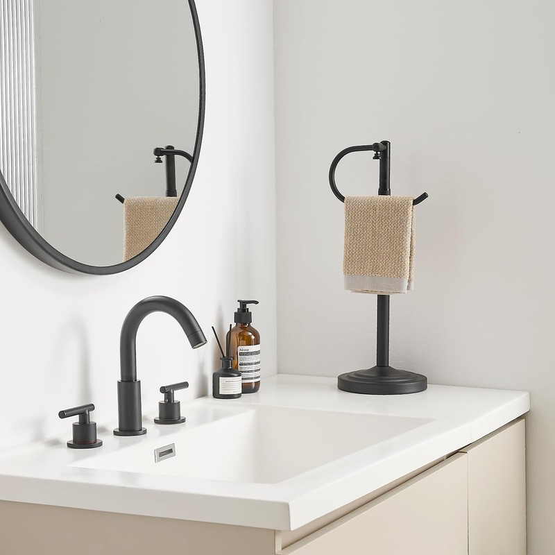 RFOUO Hand Towel Holder Stand,Standing Towel Racks for Bathroom,Hand Towel