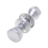 Aqbau® Door Knob, Rotatable with Rosette BB Button Pusher Rotary