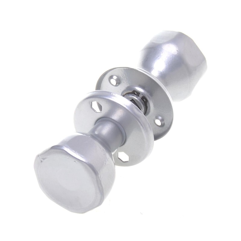 Aqbau® Door Knob, Rotatable with Rosette BB Button Pusher Rotary