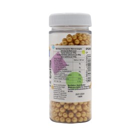 PME Sugar Pearls, Gold, 4 mm, 60 g