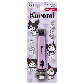 Kai KK2603 Kuromi Nail Clippers, Small, Nail Clippers, Gift, Gift, Charm, Nail Clipper, Sanrio