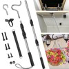 Attic Ladder Pull Down System Telescoping Pole Clothes Hook Pole