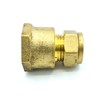 15mm x G3/4 Female Coupler Adaptor Brass Compression Fittings Straight