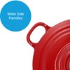 BK Cookware Bourgogne Enameled Cast Iron 4.4QT Dutch Oven, Chili