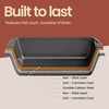 Loaf Pan Set 4-Piece - Deluxe Nonstick Carbon Steel Bakeware