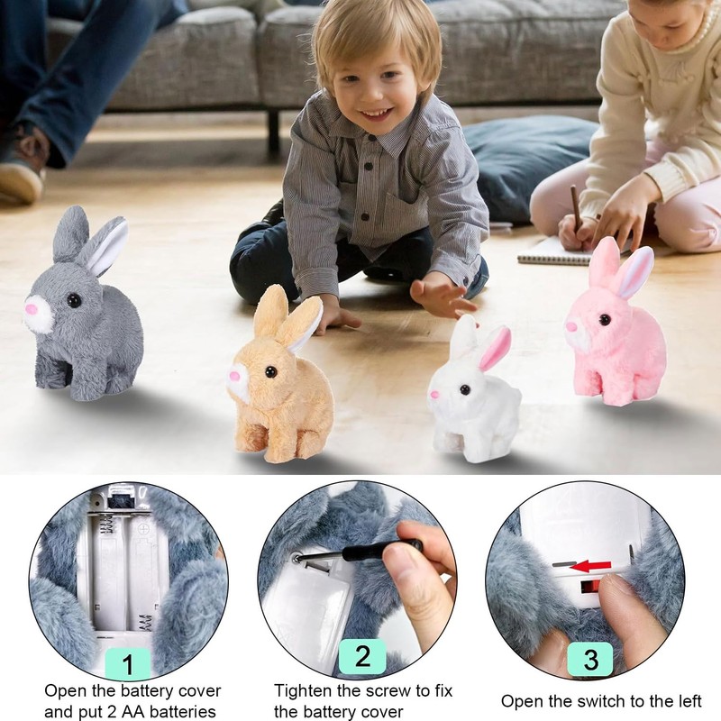 Bouncing Rabbit, Bouncing Rabbit Toy, Talking Rabbit, Rabbit Cuddly Toy,