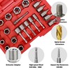 UYECOVE 35Pcs Screw Bolt Extractor Set, Left Hand Drill Bit