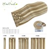 WindTouch Clip In Hair Extensions Human Hair Mixed Bleach Blonde