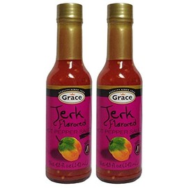 GRACE JERK FLAVORED HOT PEPPER SAUCE 2PK