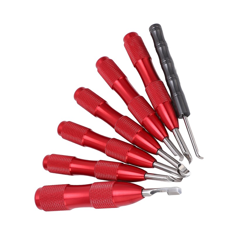 7 Pcs Watch Back Cover Opener Tool Multi Specification Aluminum